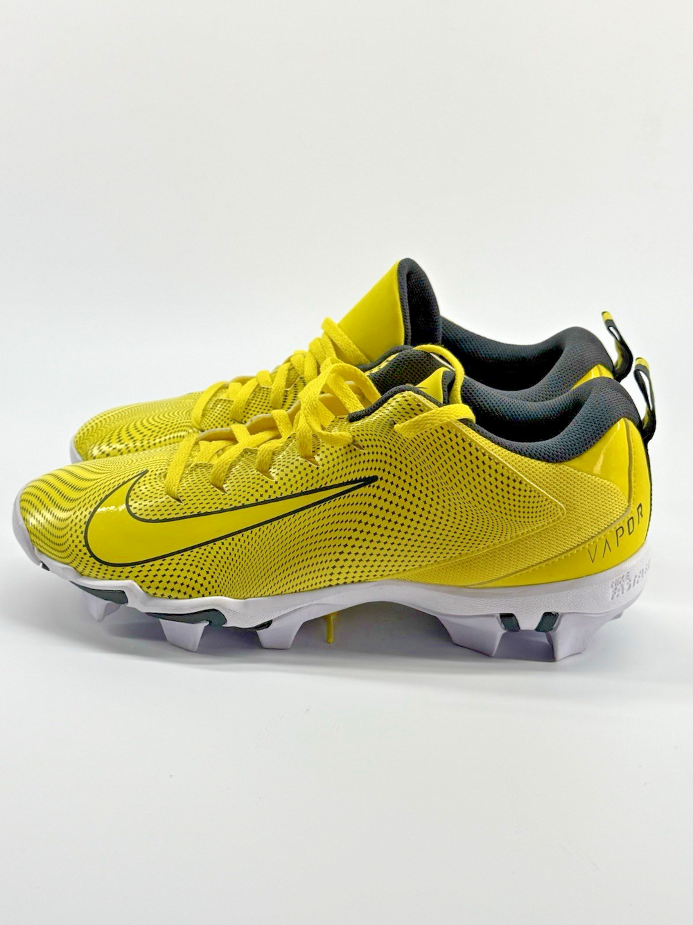 Nike Vapor Varsity Low TD Football Cleats Yellow Black Mens Size 9 917168-701